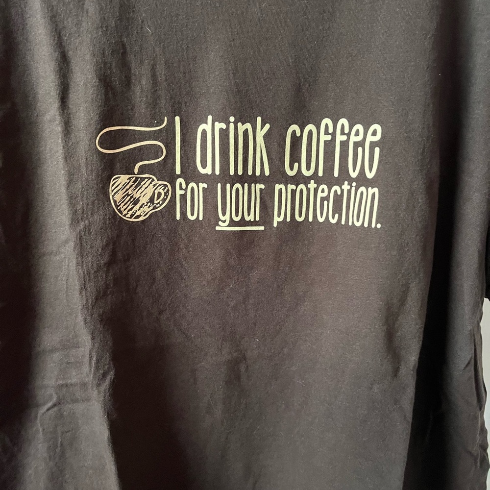 Black Coffee Graphic T-Shirt
